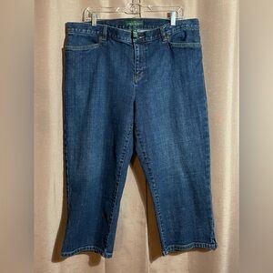 Lauren Ralph Lauren 14W Capri Jeans GUC